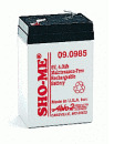 Sho-Me - 6 Volt Replacement Battery 09.0985