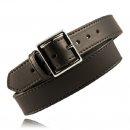 Boston Leather 1.75" Wide Leather Garrison Belt