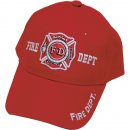 D&K Firefighter Cap - Available in Red & Navy