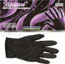Adenna Shadow Black Nitrile Powder Free Exam Gloves - Box of 100