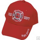 D&K Firefighter Cap - Available in Red & Navy
