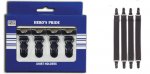 -Hero's Pride Black Shirt Stays - 4 Pack