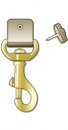 Gear Keeper Add-A-Clip - Brass Snap Clip