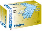 Dynarex SafeTouch Nitrile Exam Gloves, Non Latex, Powder Free