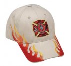 D&K Cap with Maltese and Flames