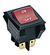 Sho Me Large 15 Amp DPDT Rocker Switch - 05.0508